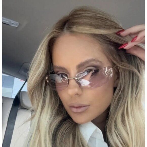 NEW MIU MIU MUA51S ZVN90O PINK SUNGLASSES WOMEN MU A51S, SMU A51 main image 5